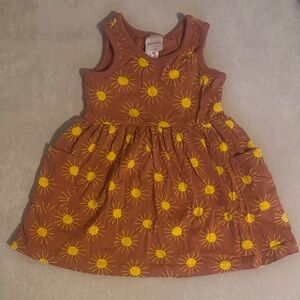 Hanna Andersson Rust Sunprint Tank Dress with Pockets